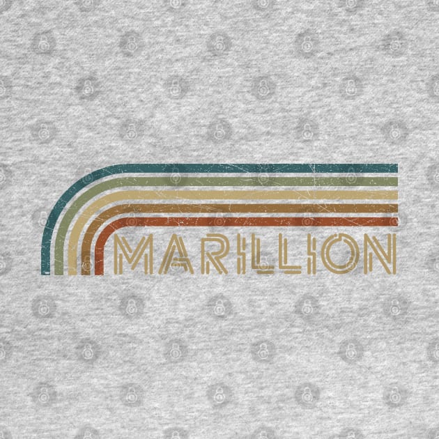 Marillion Retro Stripes by paintallday